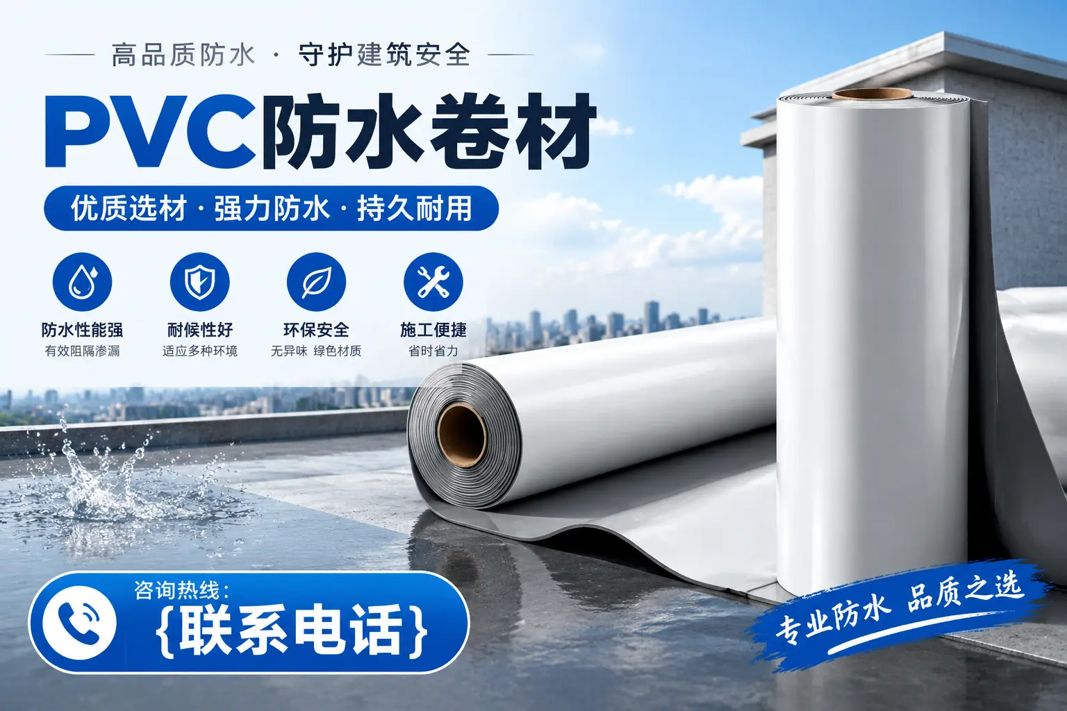 PVC防水卷材的选购技巧与注意事项，助您在玉林找到合适产品
