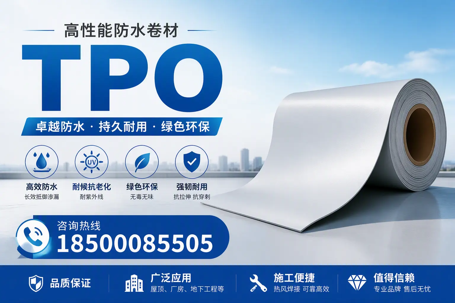 TPO材料的环保特性及其在玉林的应用